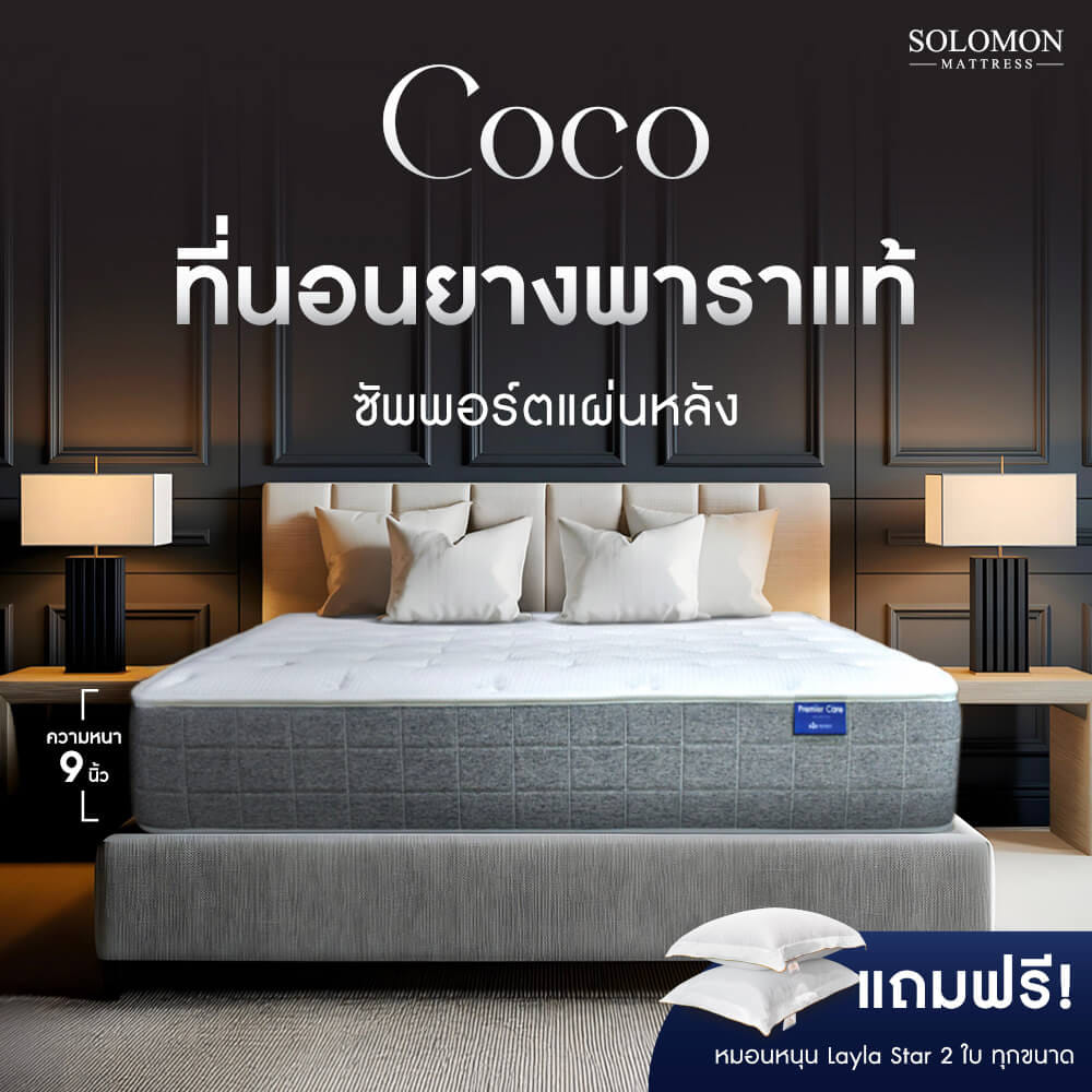 ที่นอน 5 ฟุต SOLOMON รุ่น COCO หนา 9 นิ้ว_1